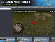 Tablet Screenshot of jeroenverhoeff.nl